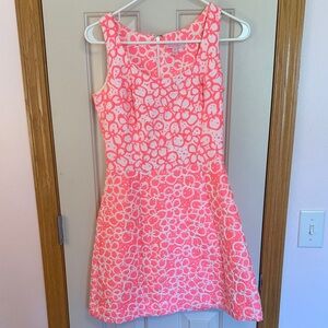 Lilly Pulitzer Pink and White Floral Dress